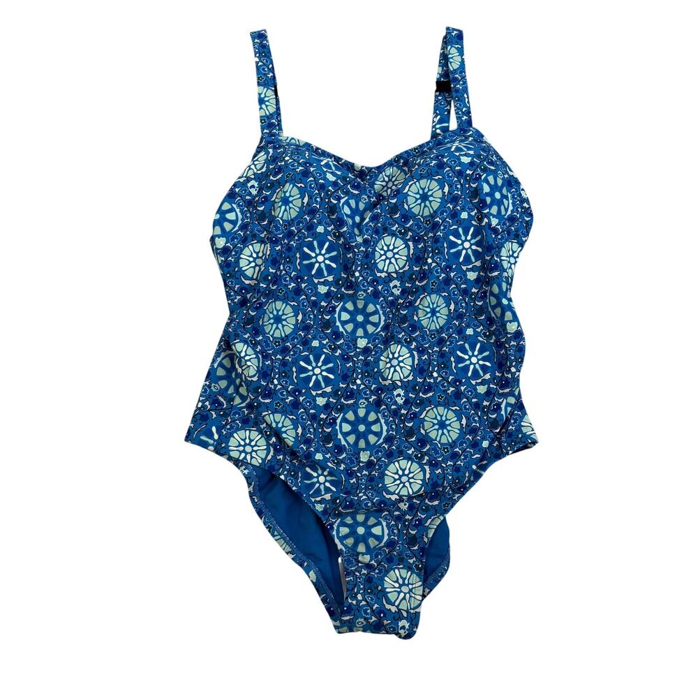 RHODE Women's Zinnia Floral Print Medium Coverage One Piece Swimsuit - XXL - NWT